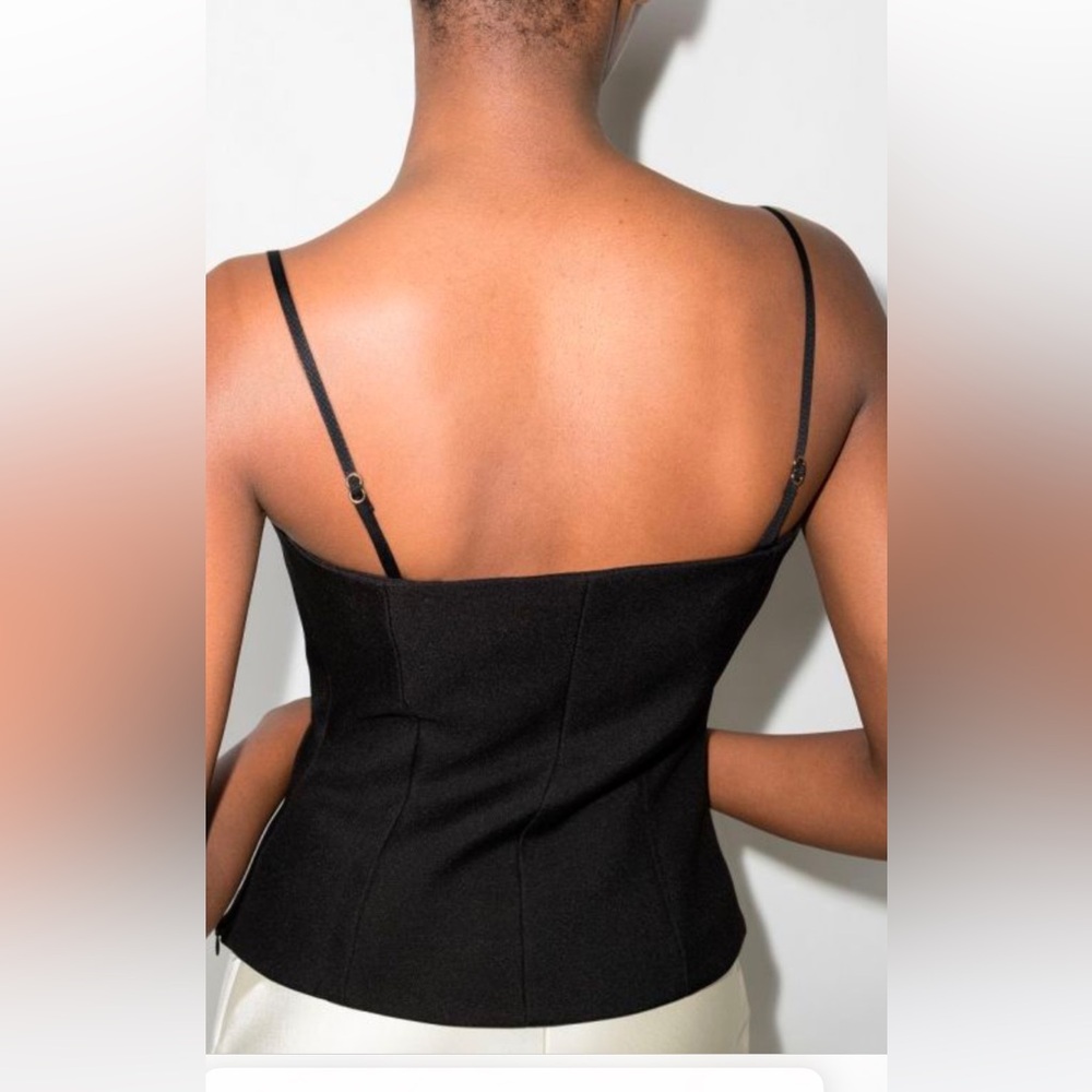 Nanushka Amy Top in Black - Picture 2 of 13